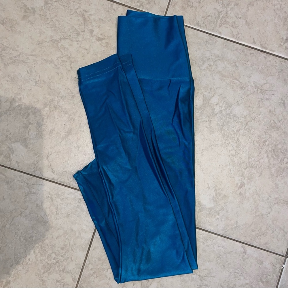 Nylon Tricot High Waist Leggings